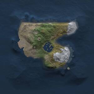 Thumbnail Rust Map: Procedural Map, Size: 1500, Seed: 675146532, 2 Monuments