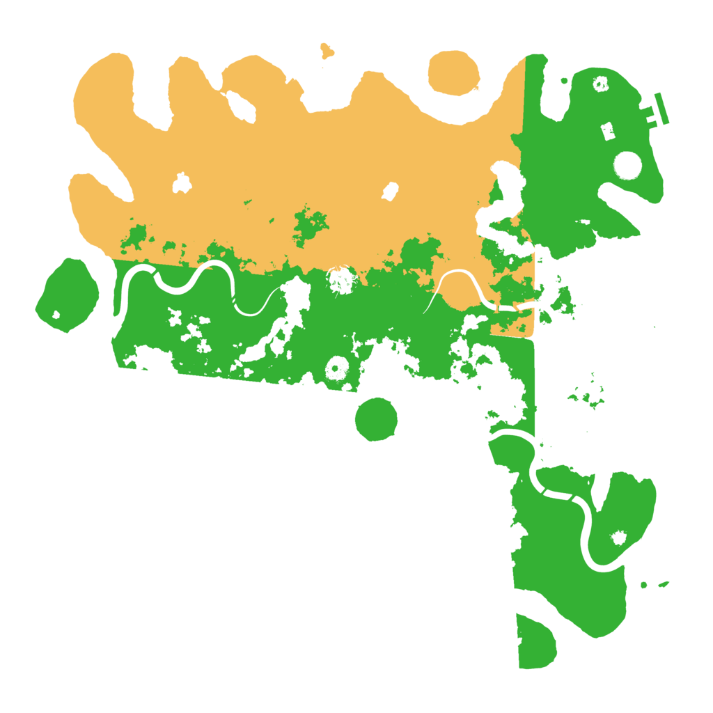 Biome Rust Map: Procedural Map, Size: 4500, Seed: 1569274529