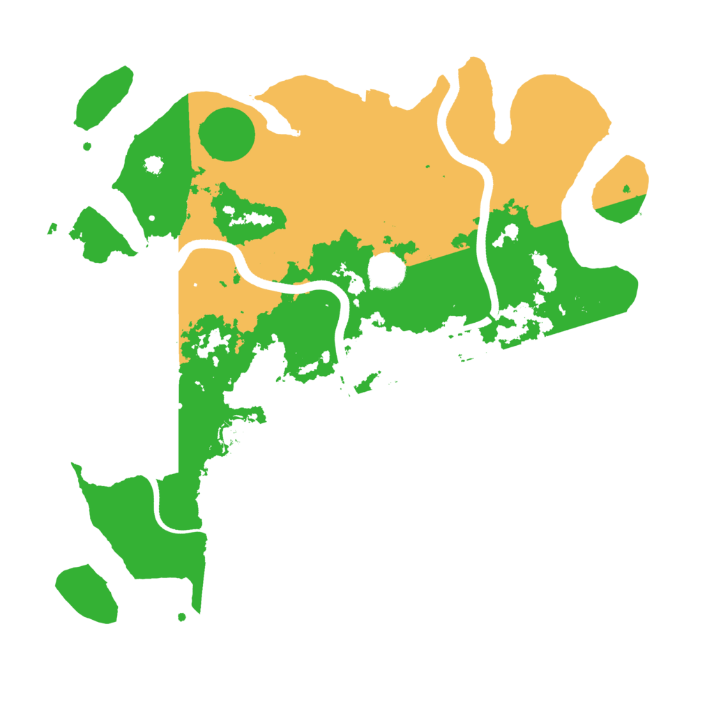 Biome Rust Map: Procedural Map, Size: 3500, Seed: 749775828