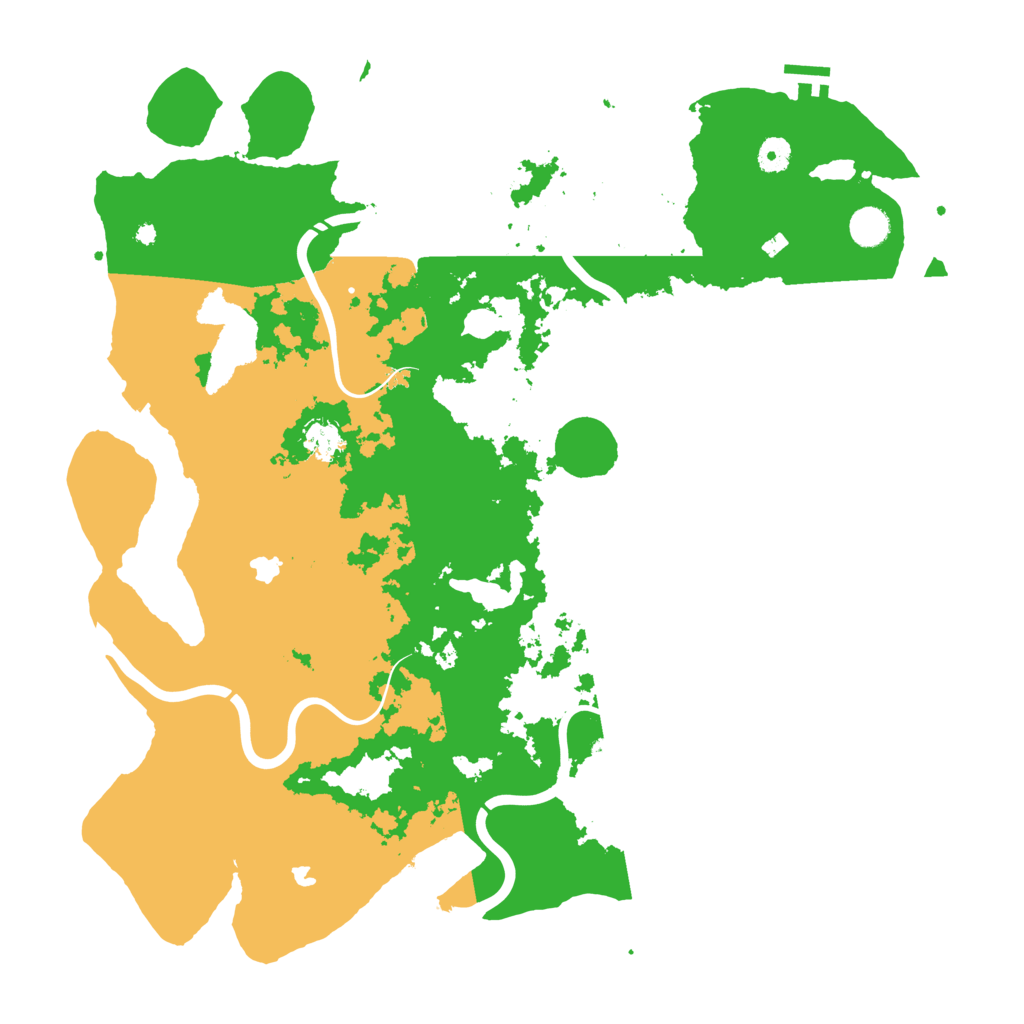 Biome Rust Map: Procedural Map, Size: 4500, Seed: 582751