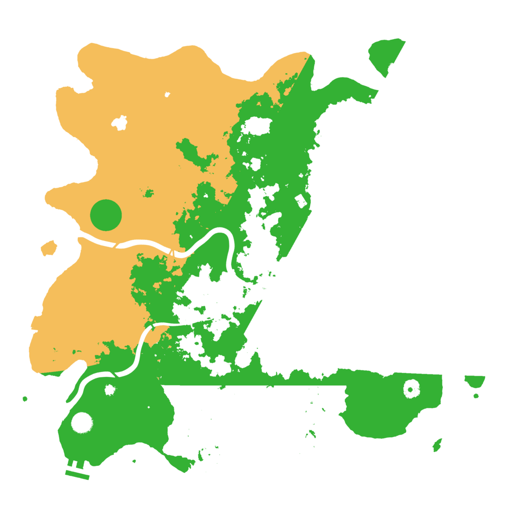 Biome Rust Map: Procedural Map, Size: 4300, Seed: 1167709725