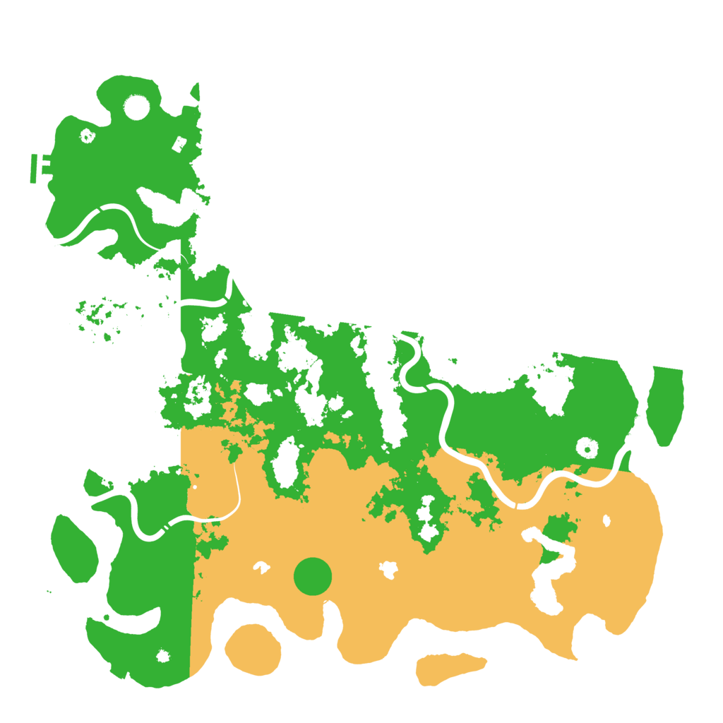 Biome Rust Map: Procedural Map, Size: 5000, Seed: 1189906285