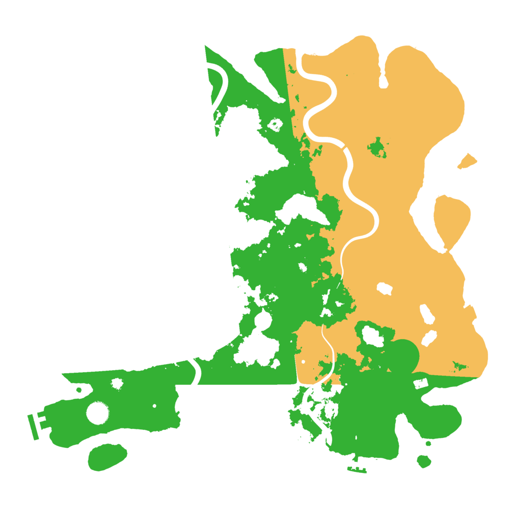 Biome Rust Map: Procedural Map, Size: 4000, Seed: 2091903491