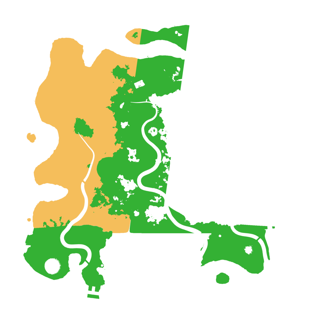 Biome Rust Map: Procedural Map, Size: 3500, Seed: 873471291
