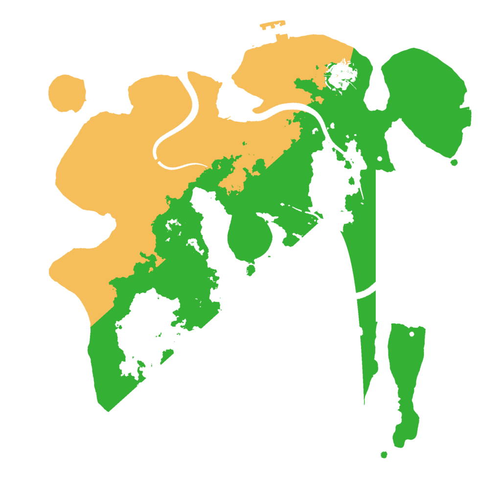 Biome Rust Map: Procedural Map, Size: 3000, Seed: 1883642944