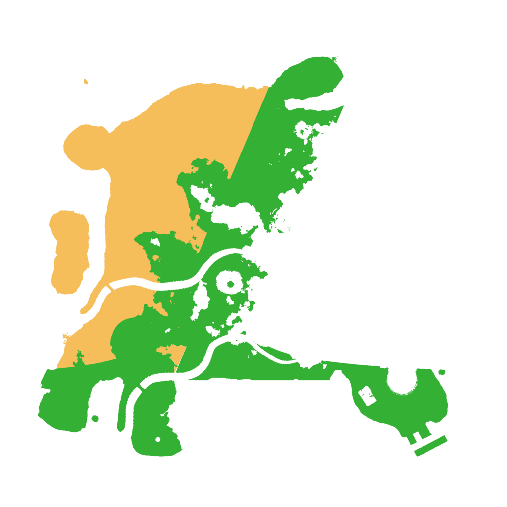 Biome Rust Map: Procedural Map, Size: 3000, Seed: 1588201214