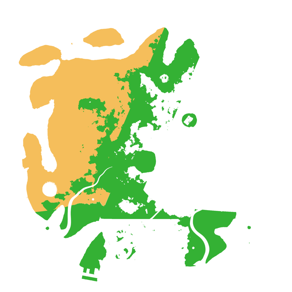 Biome Rust Map: Procedural Map, Size: 3500, Seed: 1925181432