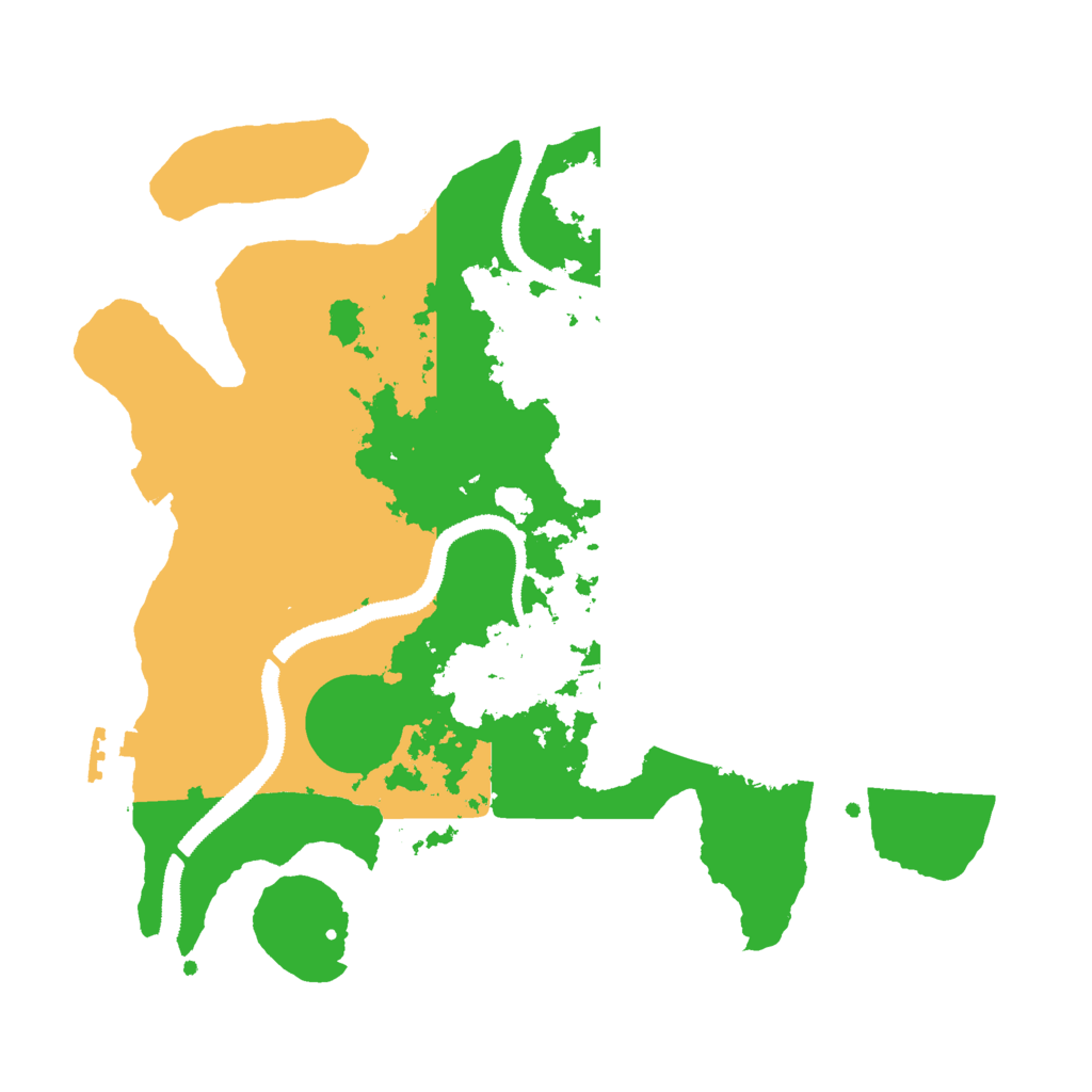 Biome Rust Map: Procedural Map, Size: 3000, Seed: 741876936