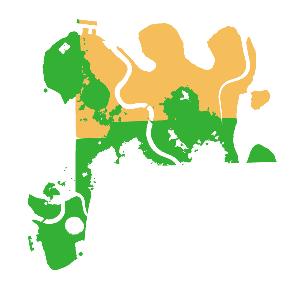 Biome Rust Map: Procedural Map, Size: 3000, Seed: 19137