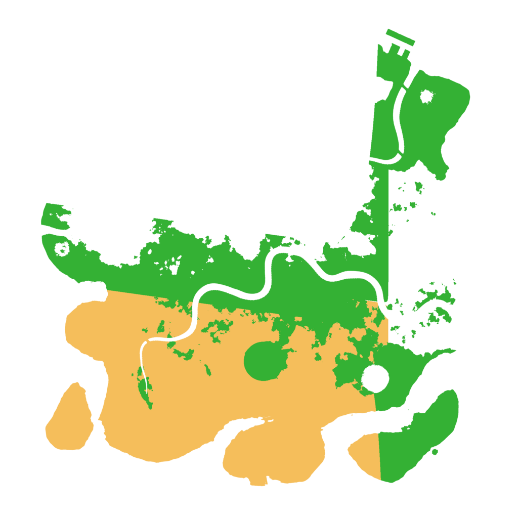 Biome Rust Map: Procedural Map, Size: 3500, Seed: 902145