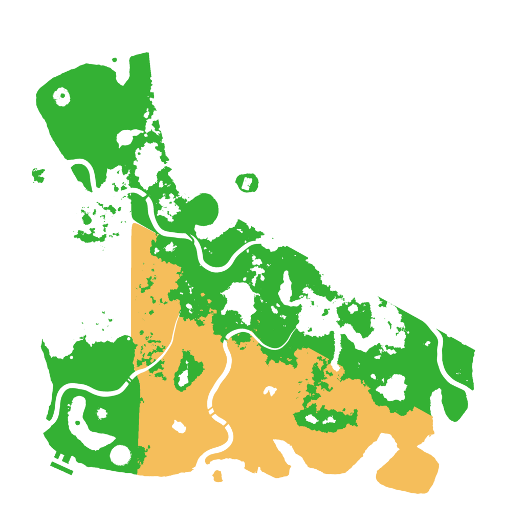 Biome Rust Map: Procedural Map, Size: 4500, Seed: 1275023357
