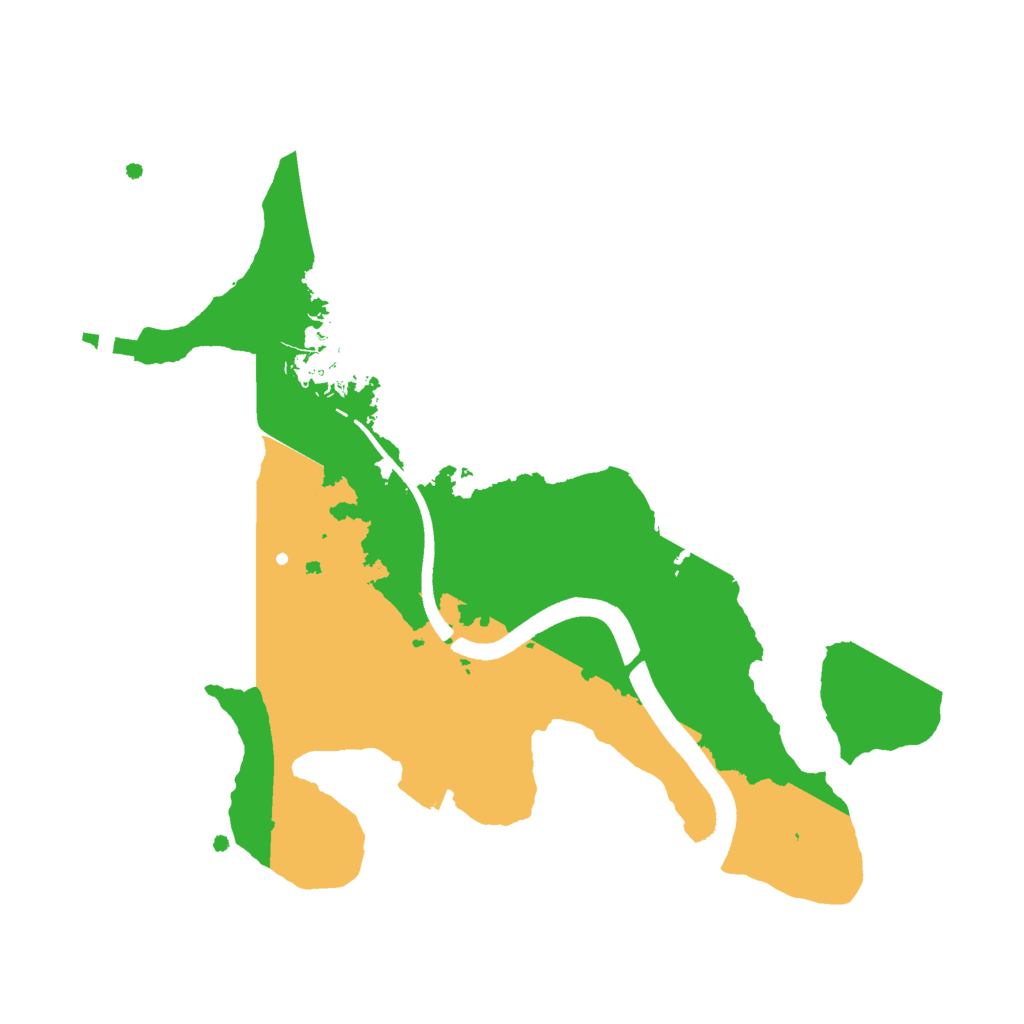 Biome Rust Map: Procedural Map, Size: 2500, Seed: 148865329