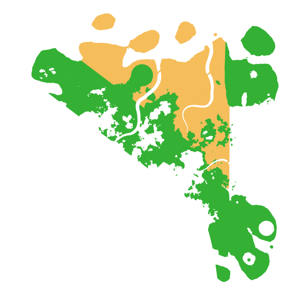 Biome Rust Map: Procedural Map, Size: 3700, Seed: 1339136222