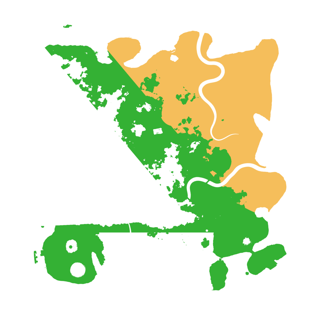 Biome Rust Map: Procedural Map, Size: 3750, Seed: 190144663