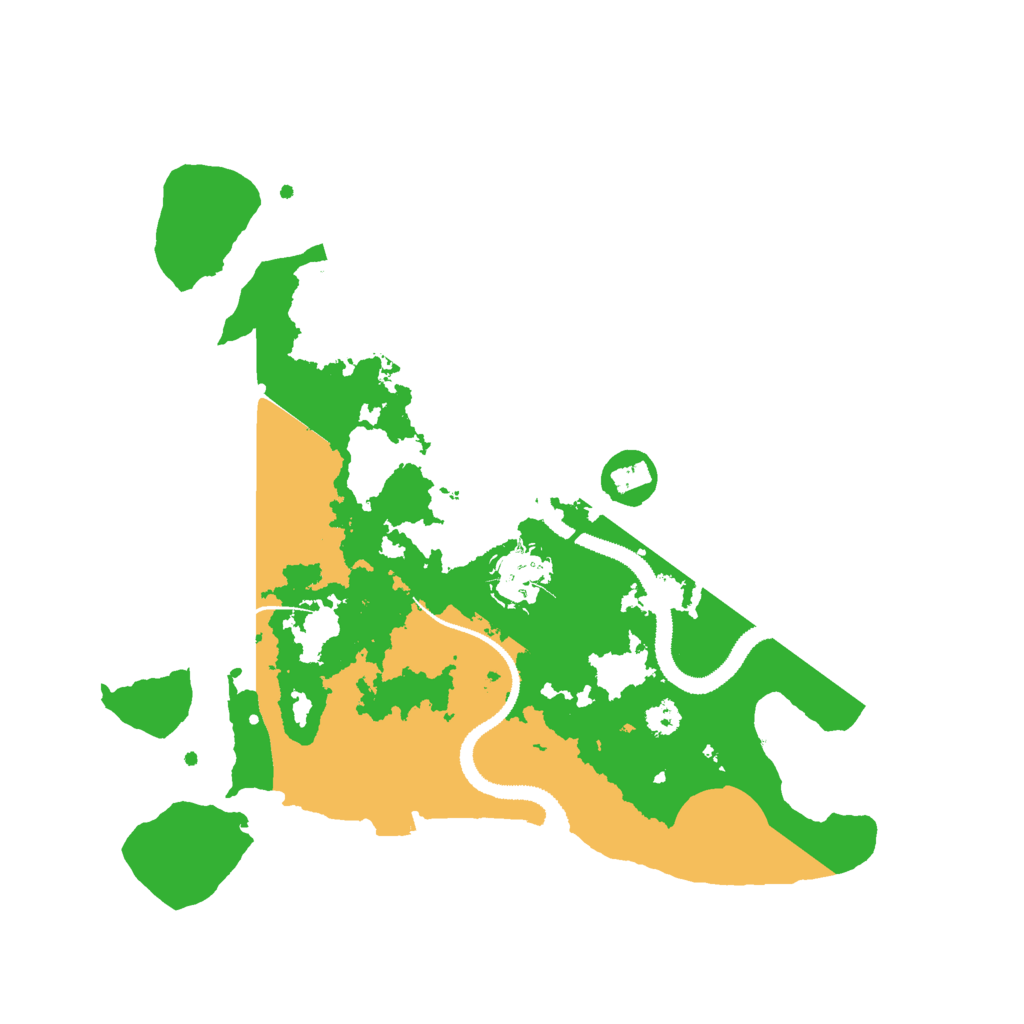 Biome Rust Map: Procedural Map, Size: 3000, Seed: 6795402