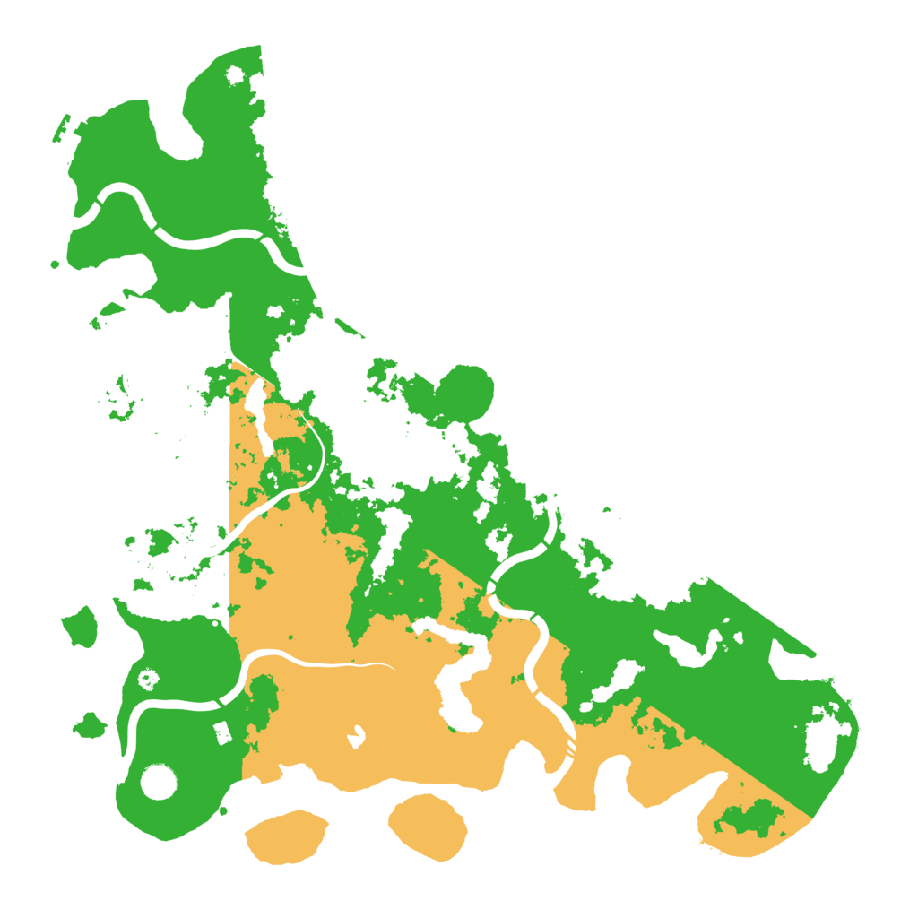 Biome Rust Map: Procedural Map, Size: 4500, Seed: 1738014333