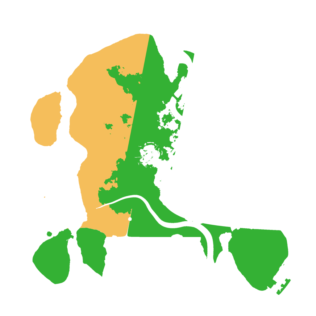 Biome Rust Map: Procedural Map, Size: 2500, Seed: 72938