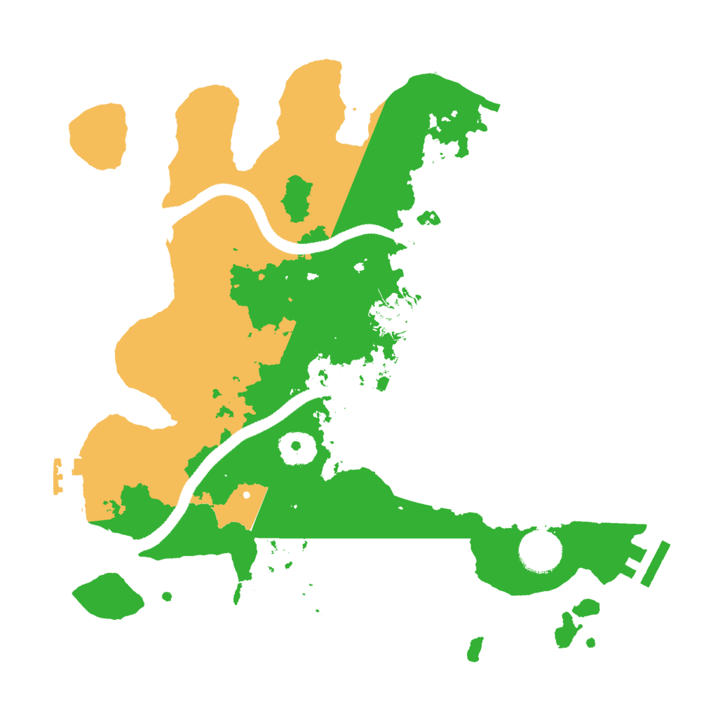 Biome Rust Map: Procedural Map, Size: 3000, Seed: 95120728