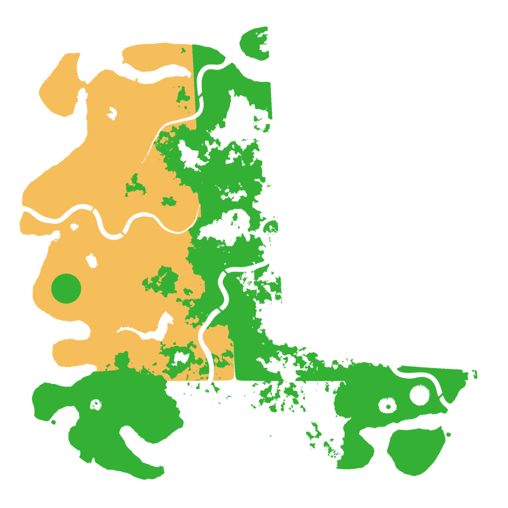 Biome Rust Map: Procedural Map, Size: 4500, Seed: 2093481005