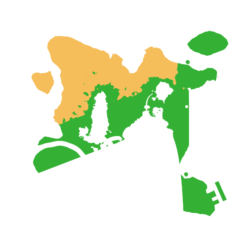 Biome Rust Map: Procedural Map, Size: 2500, Seed: 1785448394
