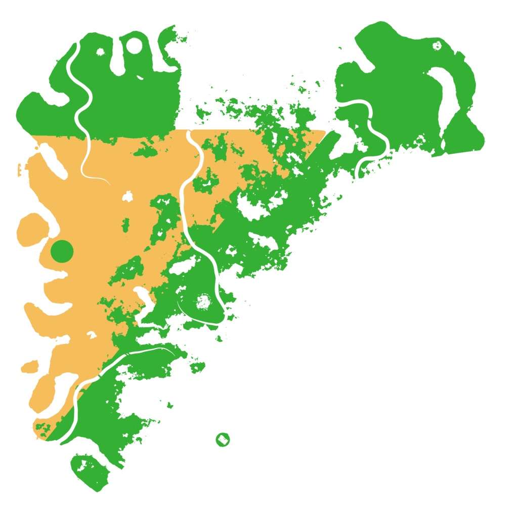 Biome Rust Map: Procedural Map, Size: 6000, Seed: 1937275876