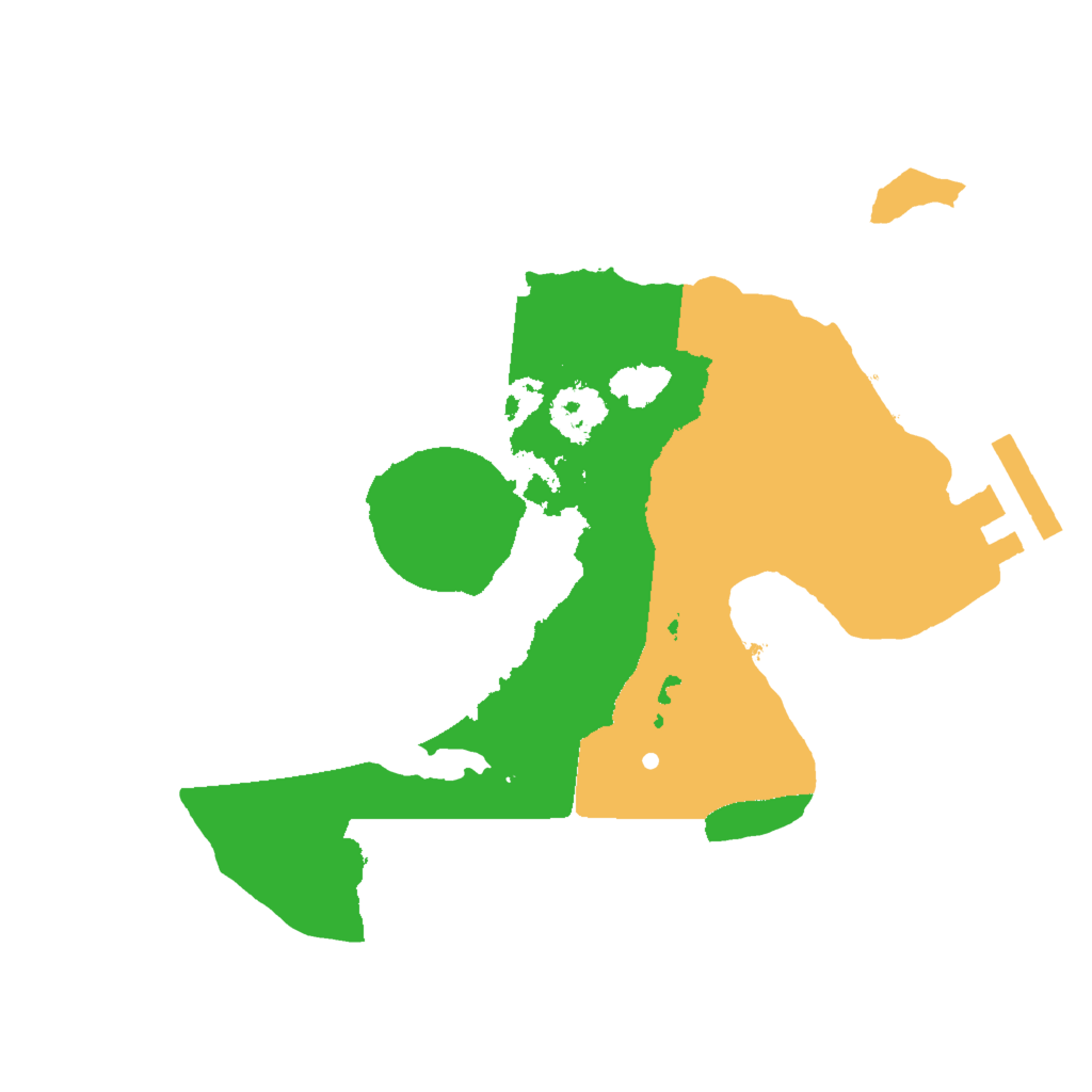 Biome Rust Map: Procedural Map, Size: 2000, Seed: 44563346