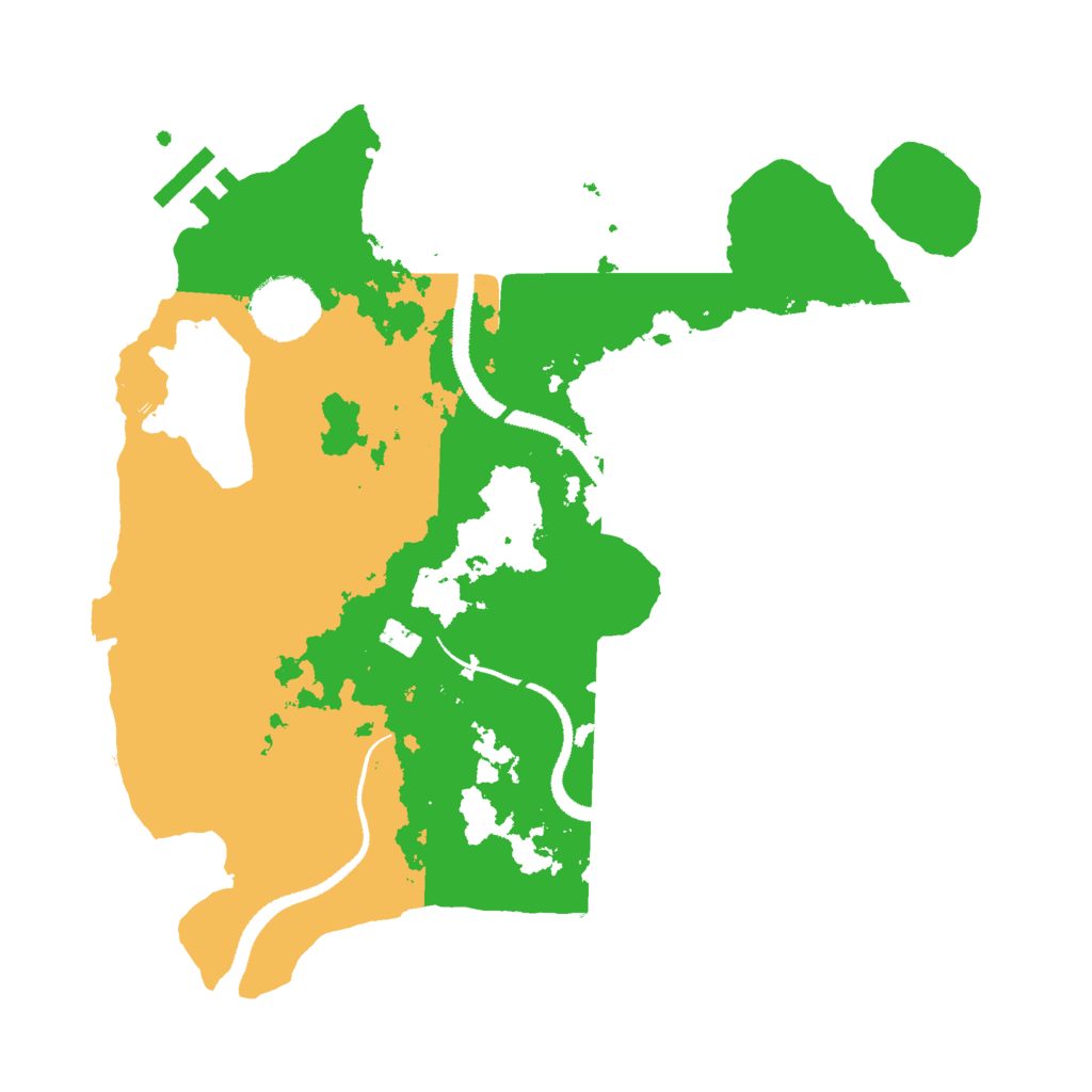 Biome Rust Map: Procedural Map, Size: 3000, Seed: 507795332