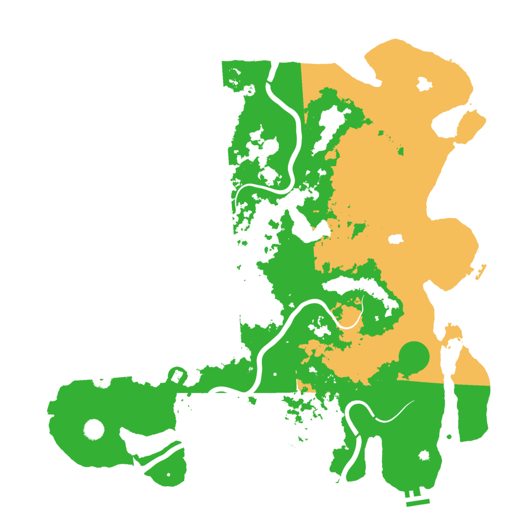 Biome Rust Map: Procedural Map, Size: 4500, Seed: 1702380130
