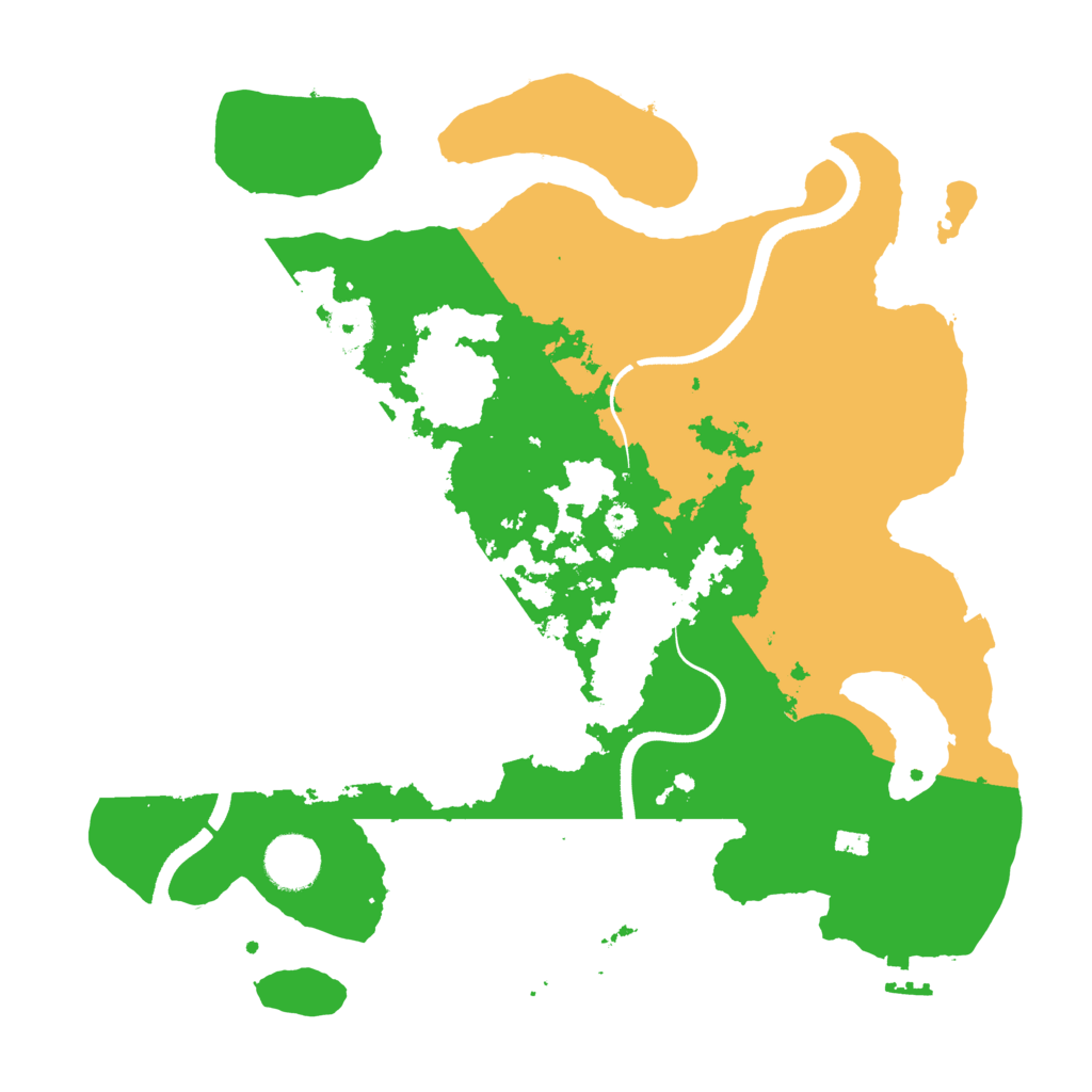 Biome Rust Map: Procedural Map, Size: 3500, Seed: 1847293