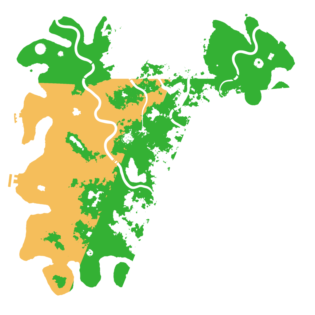 Biome Rust Map: Procedural Map, Size: 5000, Seed: 1693225561