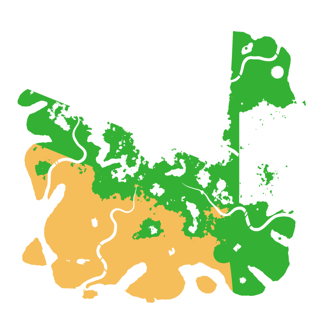 Biome Rust Map: Procedural Map, Size: 4500, Seed: 978832652