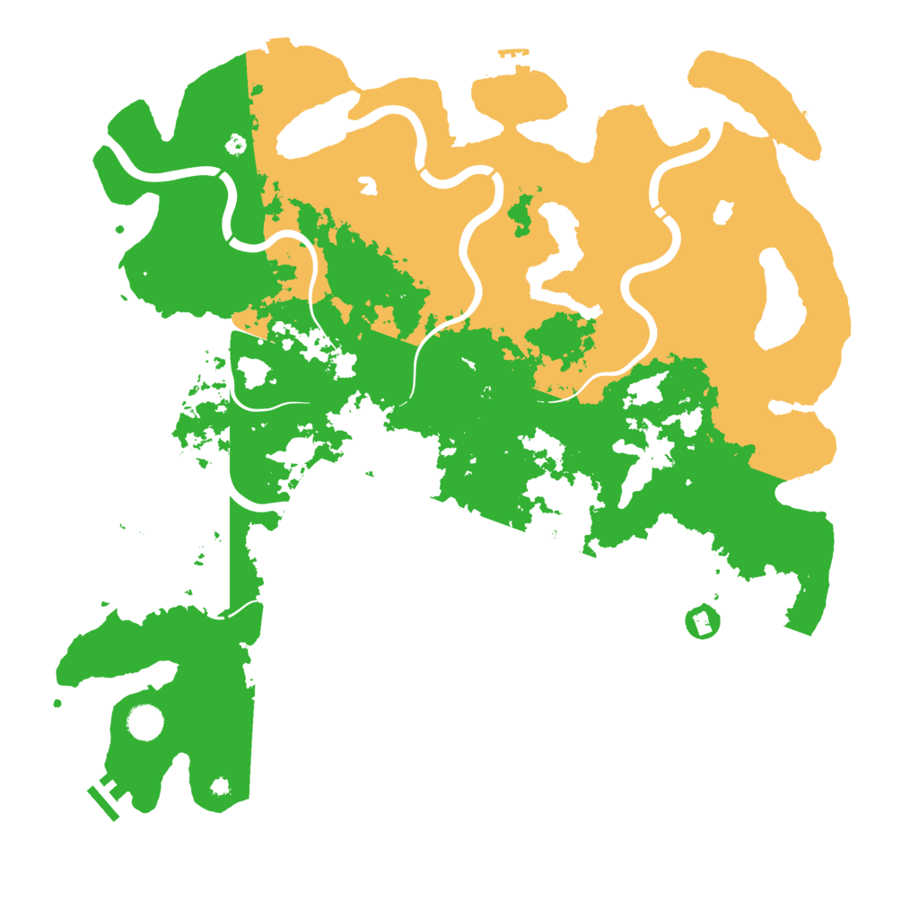 Biome Rust Map: Procedural Map, Size: 4500, Seed: 1575371662