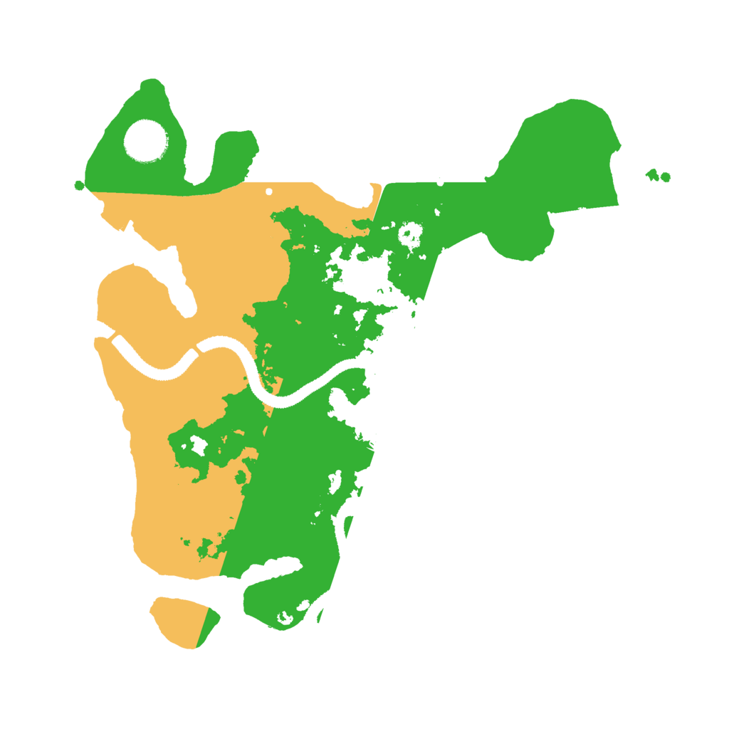 Biome Rust Map: Procedural Map, Size: 3000, Seed: 72441