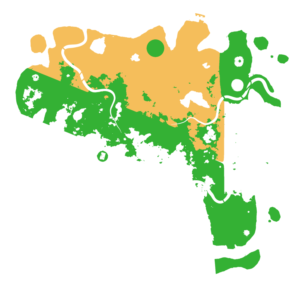 Biome Rust Map: Procedural Map, Size: 4500, Seed: 532128657