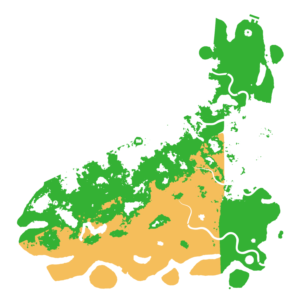Biome Rust Map: Procedural Map, Size: 6000, Seed: 1307066876