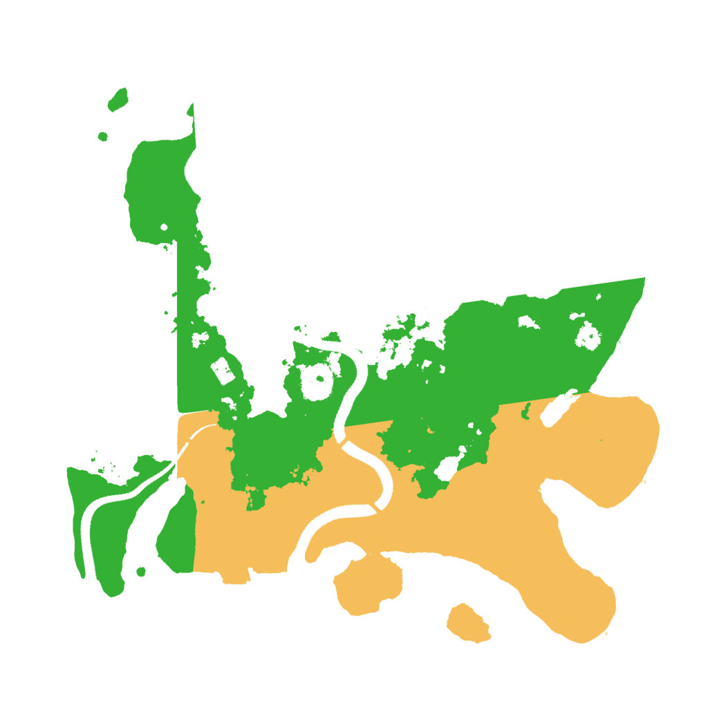 Biome Rust Map: Procedural Map, Size: 3000, Seed: 67796