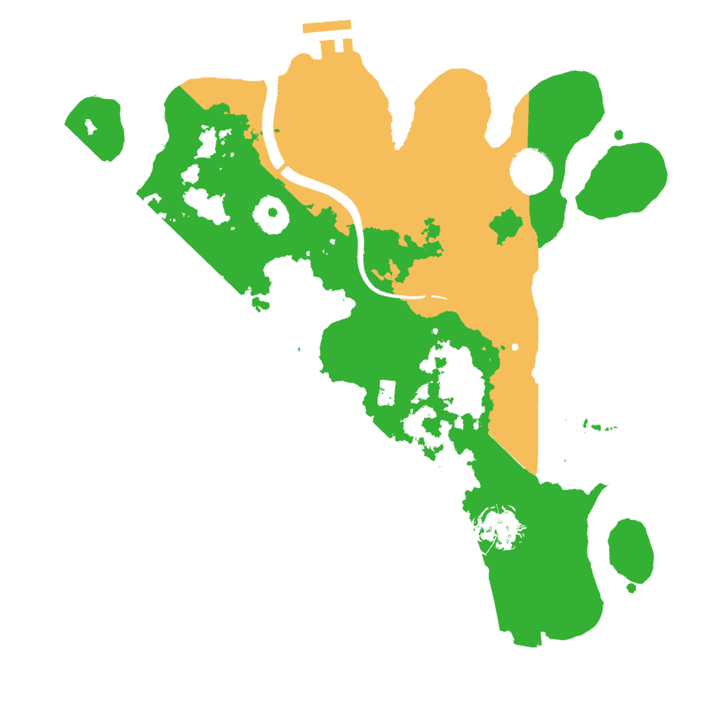 Biome Rust Map: Procedural Map, Size: 3000, Seed: 47838