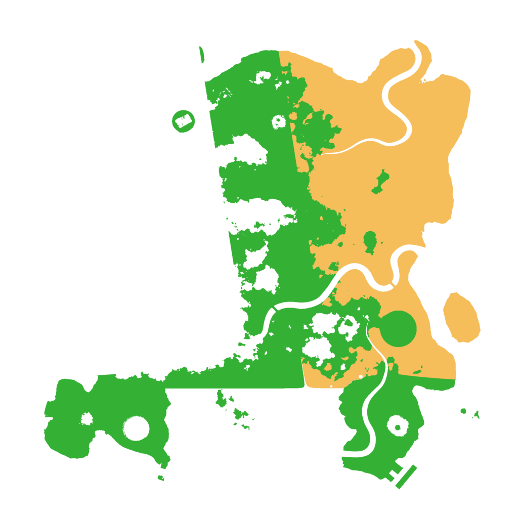 Biome Rust Map: Procedural Map, Size: 3750, Seed: 598730447