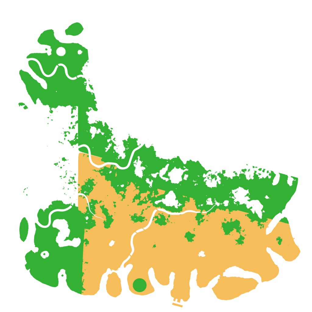 Biome Rust Map: Procedural Map, Size: 6000, Seed: 526783468