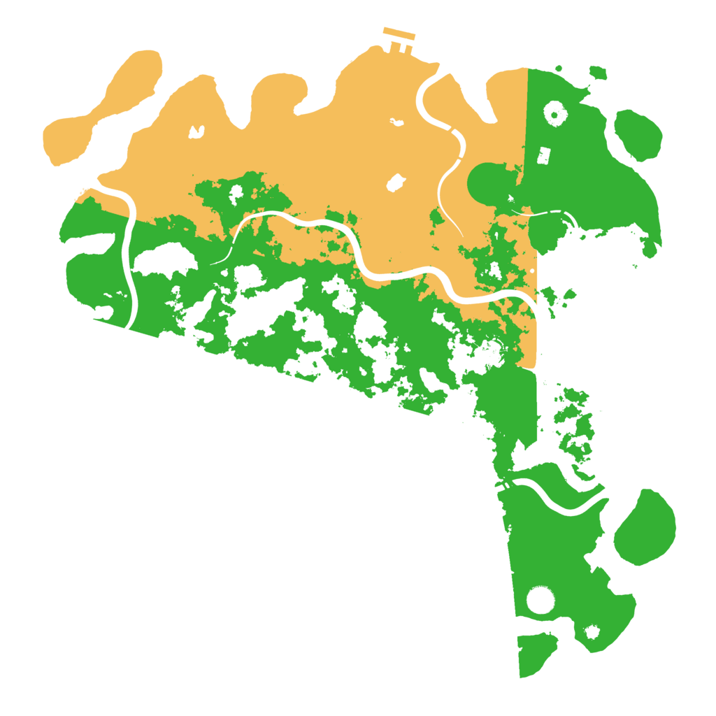 Biome Rust Map: Procedural Map, Size: 4500, Seed: 8305194