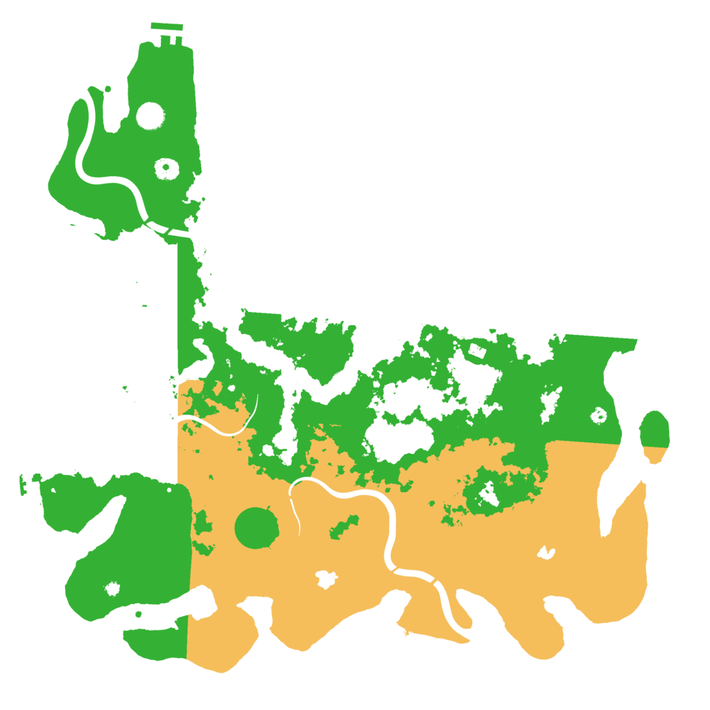 Biome Rust Map: Procedural Map, Size: 4500, Seed: 253348745