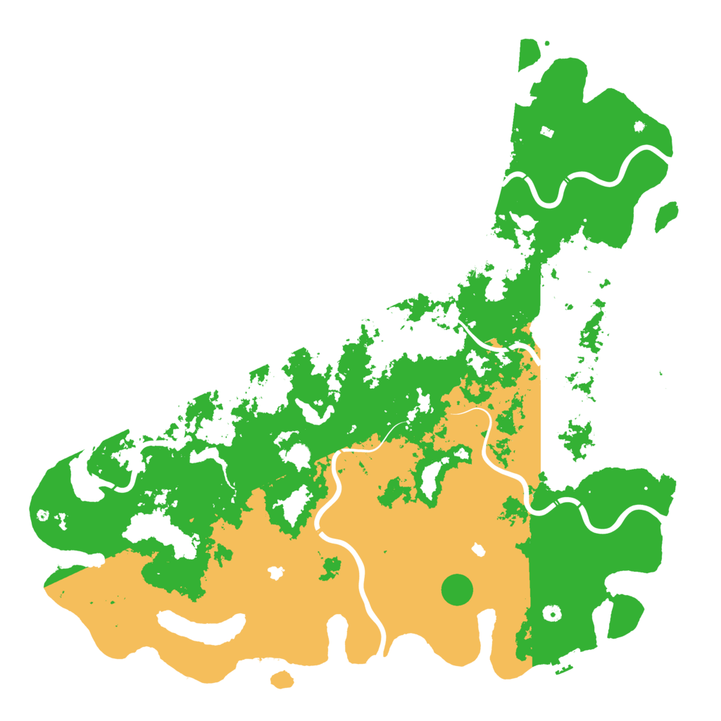 Biome Rust Map: Procedural Map, Size: 6000, Seed: 660763