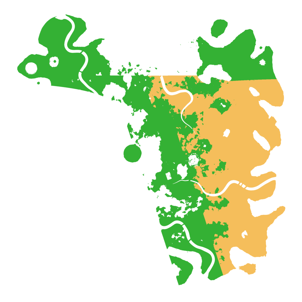 Biome Rust Map: Procedural Map, Size: 4500, Seed: 1541703074