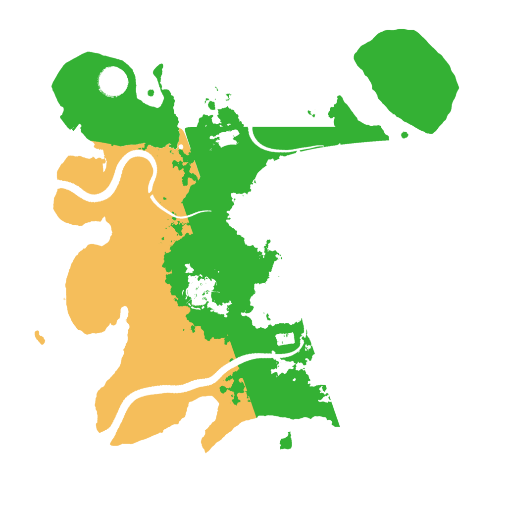 Biome Rust Map: Procedural Map, Size: 3000, Seed: 835701686