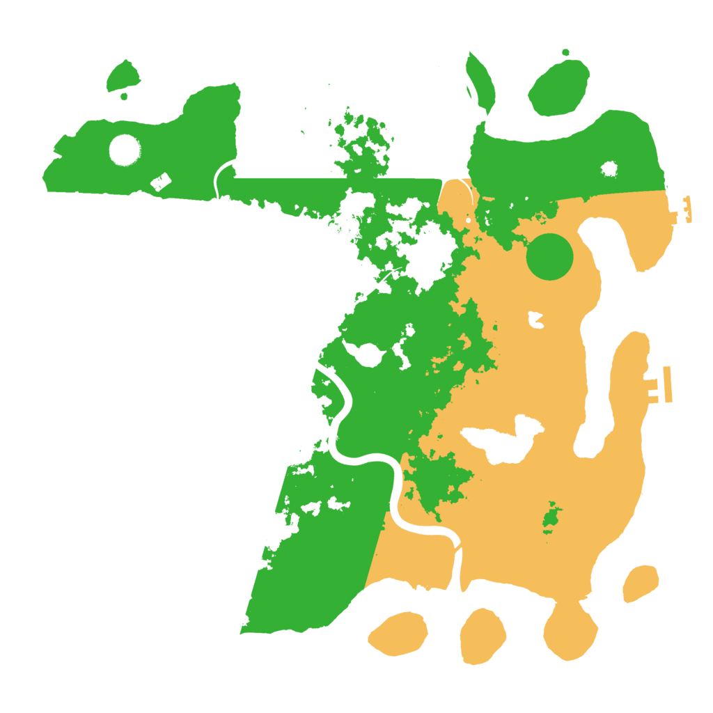 Biome Rust Map: Procedural Map, Size: 4000, Seed: 1623723931