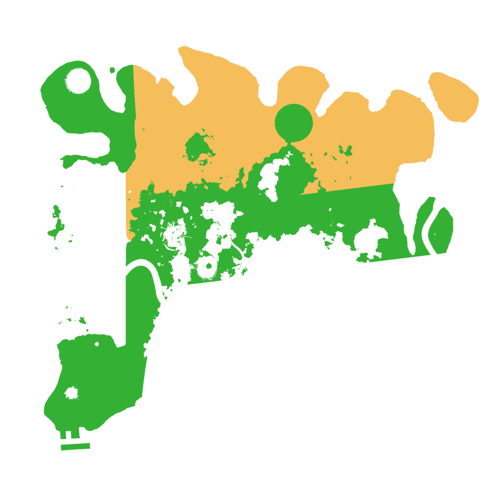 Biome Rust Map: Procedural Map, Size: 3500, Seed: 1755434637