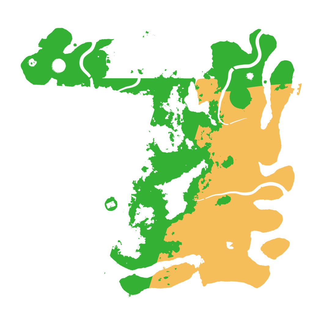 Biome Rust Map: Procedural Map, Size: 4000, Seed: 842257020