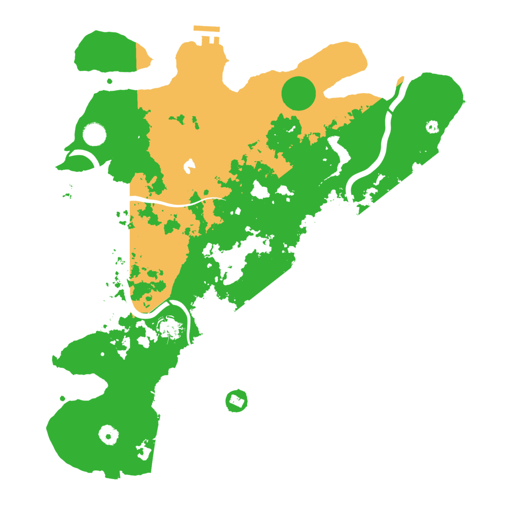 Biome Rust Map: Procedural Map, Size: 4000, Seed: 1305990555