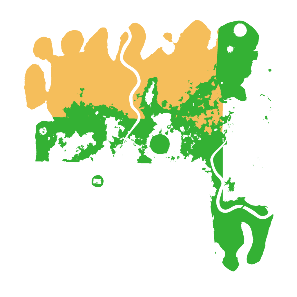 Biome Rust Map: Procedural Map, Size: 3999, Seed: 4272026
