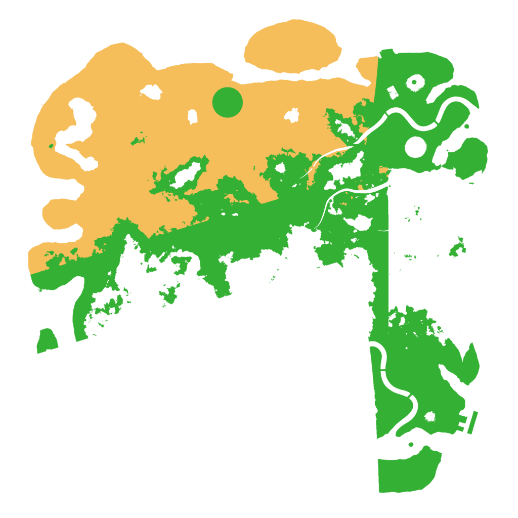 Biome Rust Map: Procedural Map, Size: 4500, Seed: 239642639